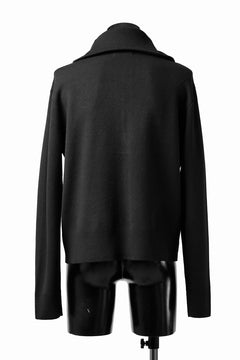 画像をギャラリービューアに読み込む, entire studios KNIT ZIP UP JACKET (BLACK)
