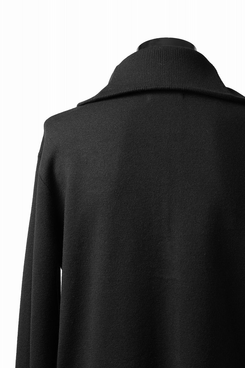 画像をギャラリービューアに読み込む, entire studios KNIT ZIP UP JACKET (BLACK)