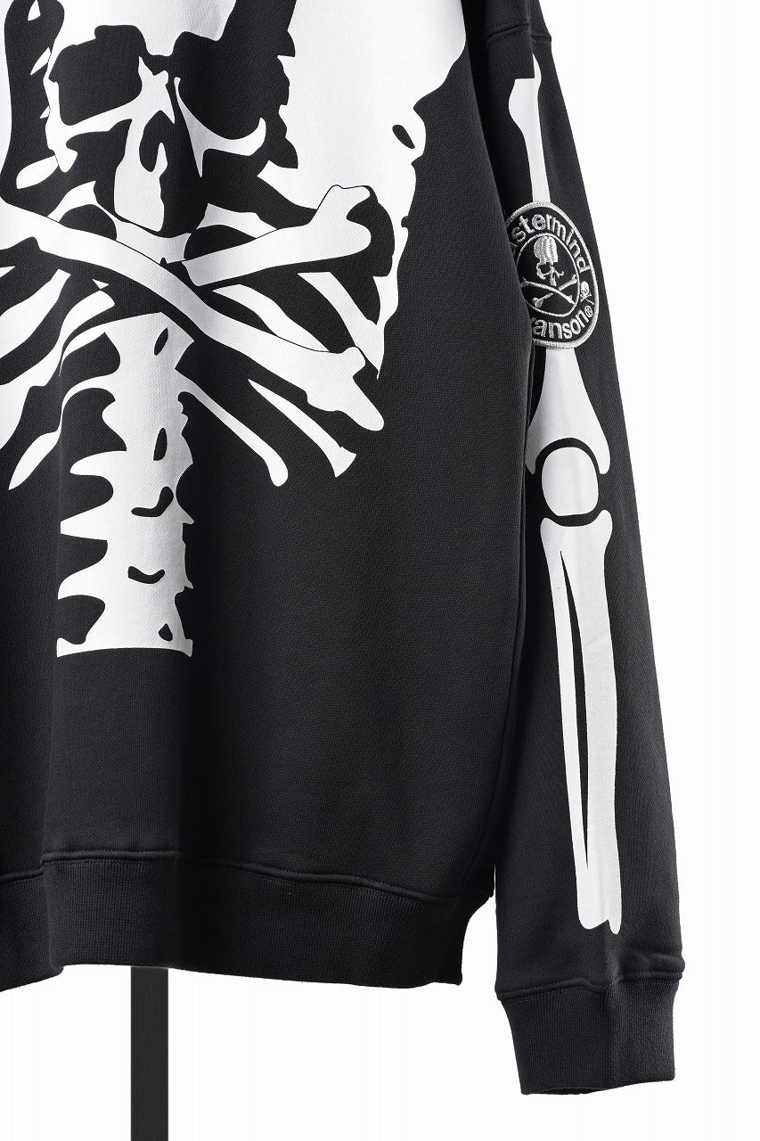 Load image into Gallery viewer, MASTERMIND WORLD x VANSON CREWNECK SWEATSHIRT BOXY-FIT (BLACK)