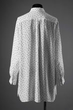 画像をギャラリービューアに読み込む, Y's for men POLKA DOT PATTERN FLUID OVERSHIRT / CUPRA &amp; RAYON (WHITE)