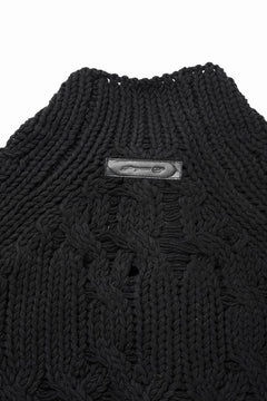 画像をギャラリービューアに読み込む, Professor.E KNIT CARDIGAN (BLACK)