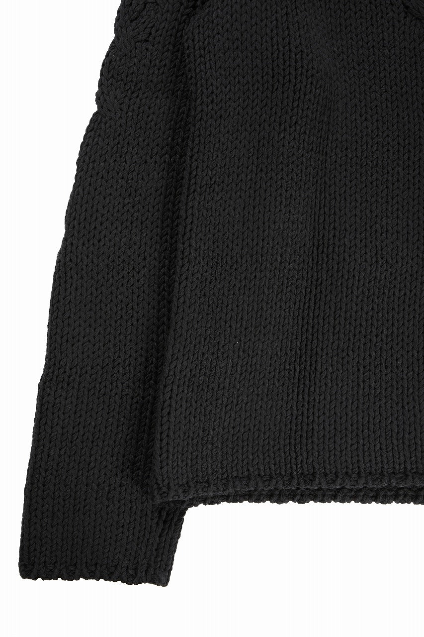 画像をギャラリービューアに読み込む, Professor.E KNIT CARDIGAN (BLACK)