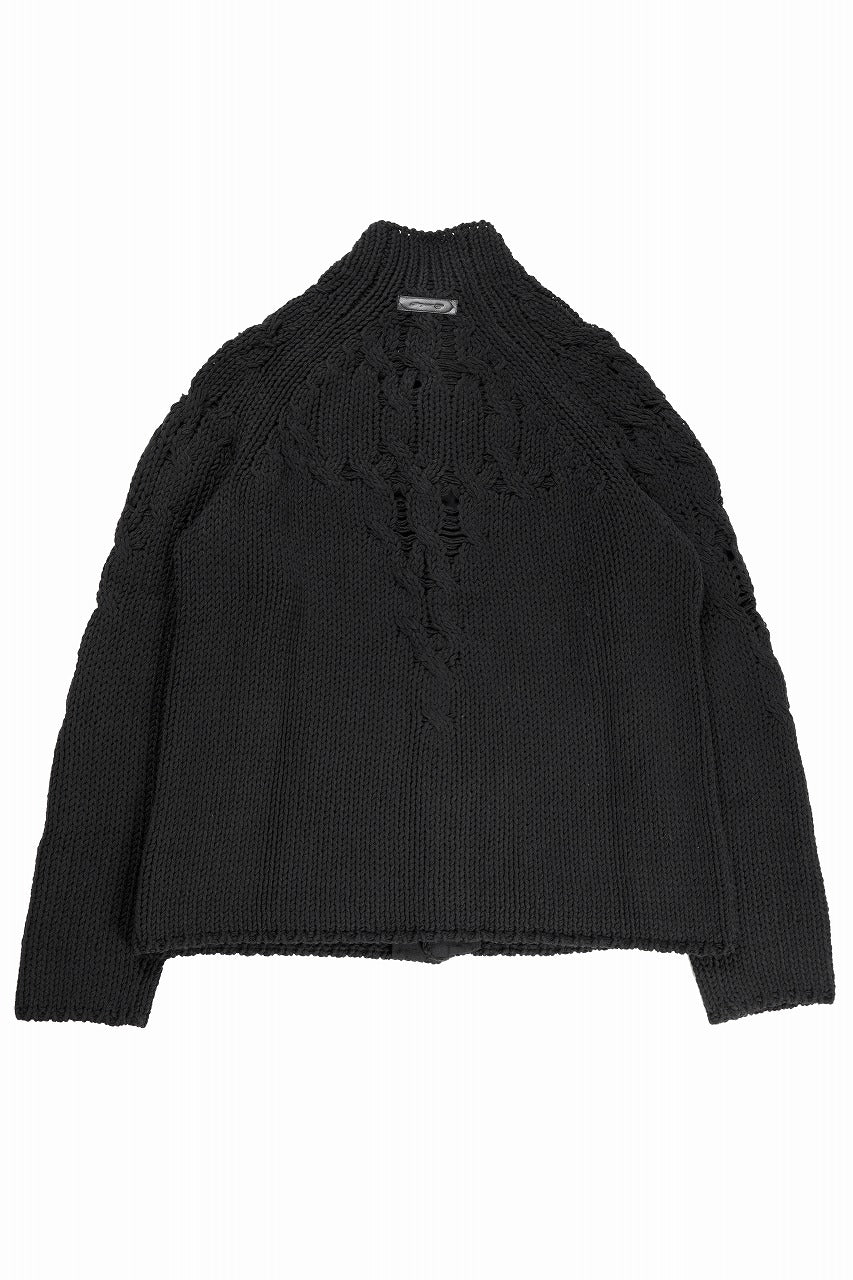 画像をギャラリービューアに読み込む, Professor.E KNIT CARDIGAN (BLACK)