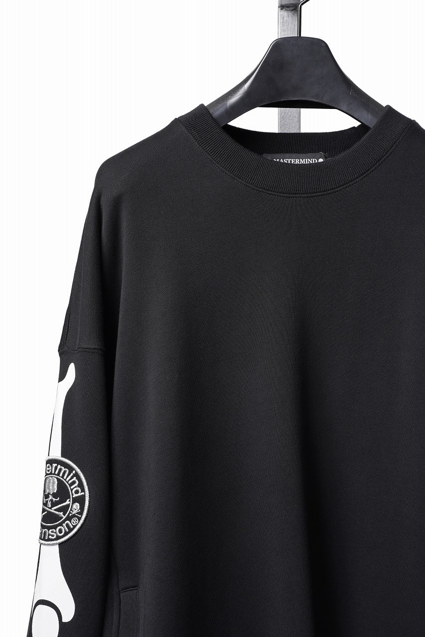 Load image into Gallery viewer, MASTERMIND WORLD x VANSON CREWNECK SWEATSHIRT BOXY-FIT (BLACK)