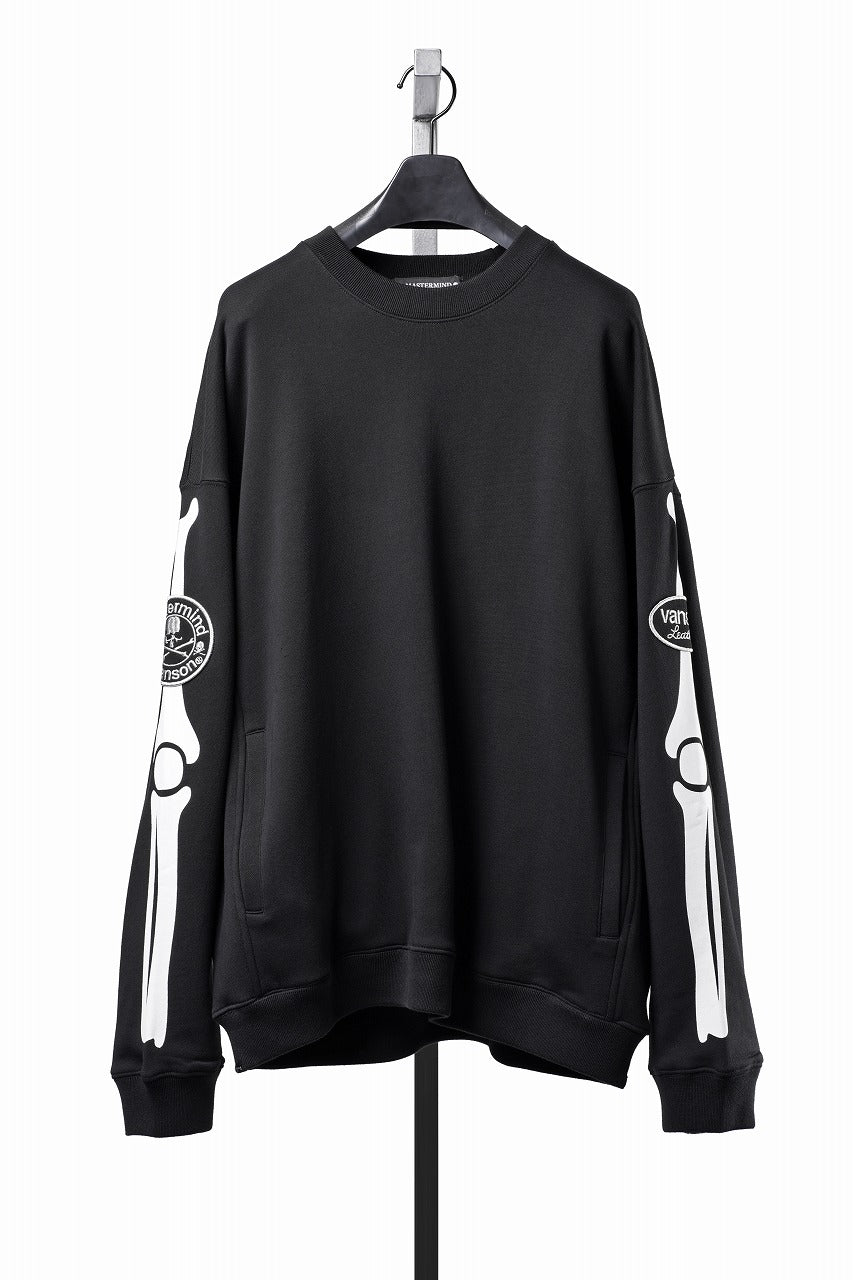 Load image into Gallery viewer, MASTERMIND WORLD x VANSON CREWNECK SWEATSHIRT BOXY-FIT (BLACK)