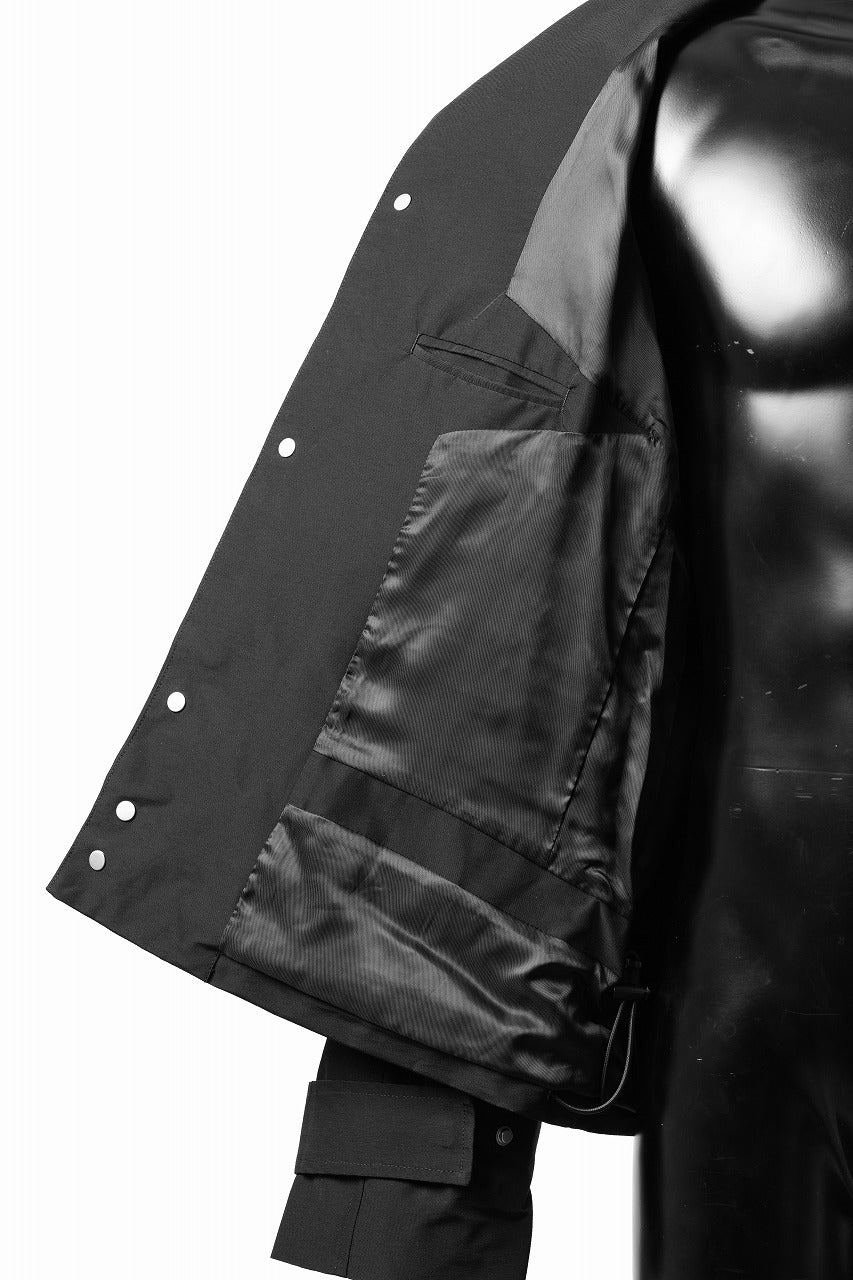 画像をギャラリービューアに読み込む, entire studios TRENCH JACKET (BLACK)