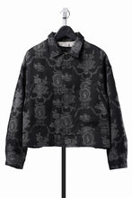 Load image into Gallery viewer, Professor.E E'ACQUARD CROPPED JACKET 2.0 (E TEXTURED JACQUARD)