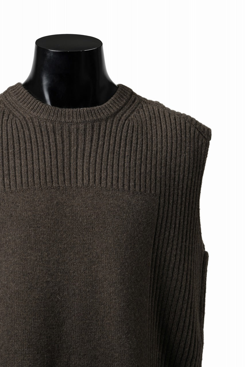 画像をギャラリービューアに読み込む, entire studios BLOCK VEST (BISON)