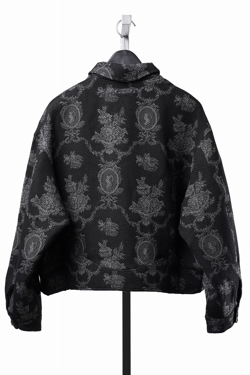 Load image into Gallery viewer, Professor.E E'ACQUARD CROPPED JACKET 2.0 (E TEXTURED JACQUARD)