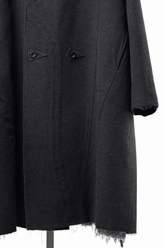 Load image into Gallery viewer, Professor.E TAILORED DB TRENCH COAT (BLACK)