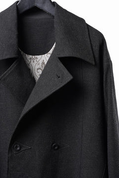 Load image into Gallery viewer, Professor.E TAILORED DB TRENCH COAT (BLACK)