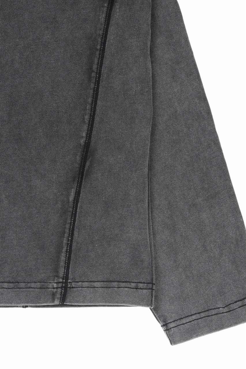 画像をギャラリービューアに読み込む, Professor.E FADED HENLEY L/S TEE (BLACK)