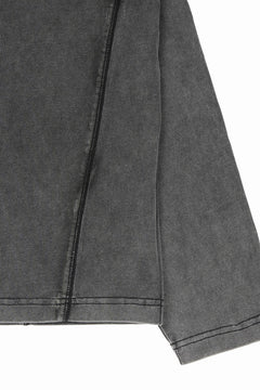 画像をギャラリービューアに読み込む, Professor.E FADED HENLEY L/S TEE (BLACK)