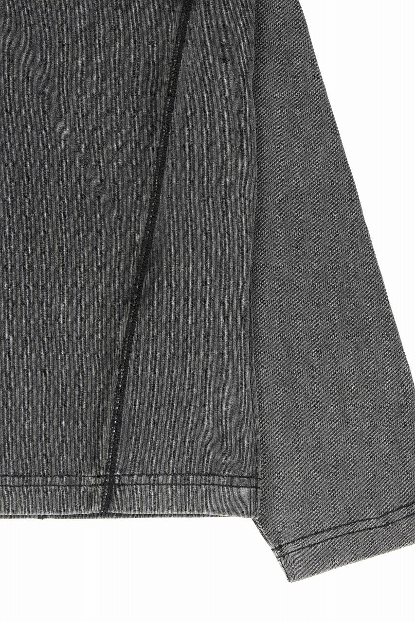 画像をギャラリービューアに読み込む, Professor.E FADED HENLEY L/S TEE (BLACK)