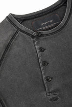 画像をギャラリービューアに読み込む, Professor.E FADED HENLEY L/S TEE (BLACK)