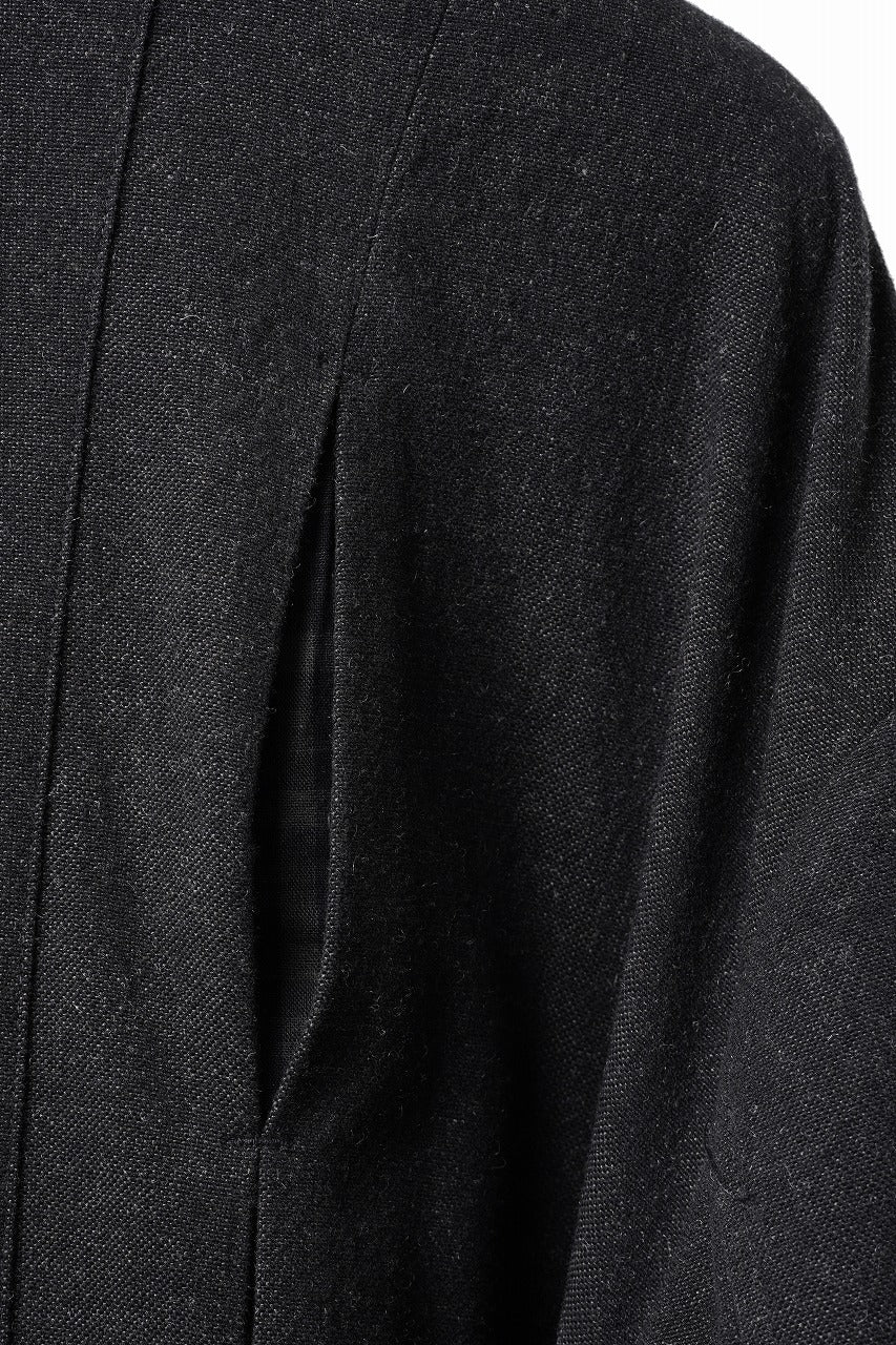 Load image into Gallery viewer, Professor.E TAILORED DB TRENCH COAT (BLACK)