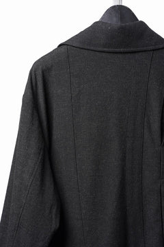 Load image into Gallery viewer, Professor.E TAILORED DB TRENCH COAT (BLACK)