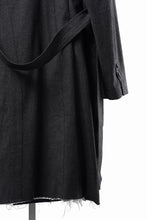 Load image into Gallery viewer, Professor.E TAILORED DB TRENCH COAT (BLACK)