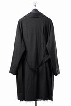 Load image into Gallery viewer, Professor.E TAILORED DB TRENCH COAT (BLACK)