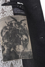 Load image into Gallery viewer, Professor.E TAILORED DB TRENCH COAT (BLACK)