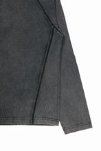 画像をギャラリービューアに読み込む, Professor.E FADED HENLEY L/S TEE (BLACK)