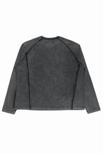 画像をギャラリービューアに読み込む, Professor.E FADED HENLEY L/S TEE (BLACK)