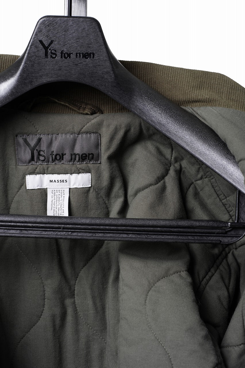 画像をギャラリービューアに読み込む, Y's for men × MASSES A-2 JACKET (KHAKI)