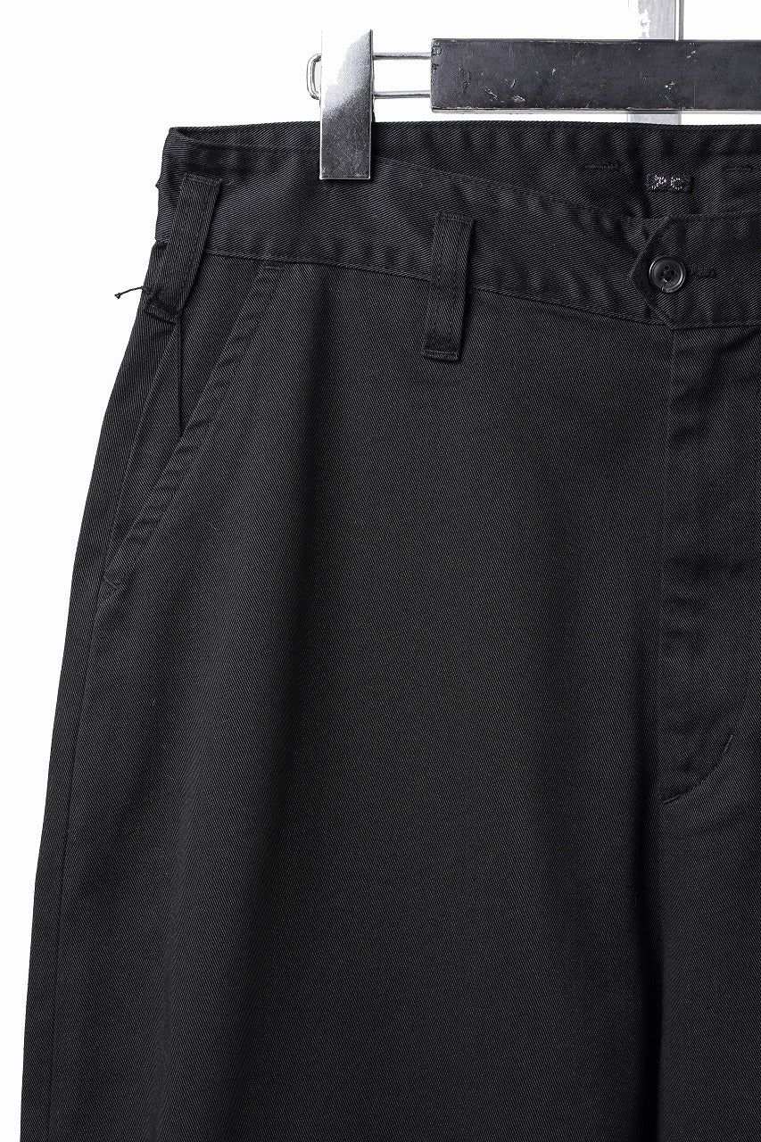 Load image into Gallery viewer, PORTER CLASSIC GENE KELLY CHINOS -2026AW- (BLACK)