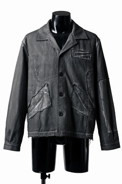 Load image into Gallery viewer, Professor.E AGED WORK JACKET (COLD DYED GREY)