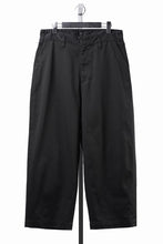 Load image into Gallery viewer, PORTER CLASSIC GENE KELLY CHINOS -2026AW- (BLACK)