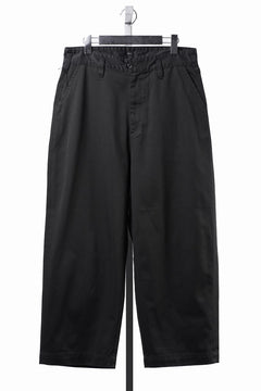 Load image into Gallery viewer, PORTER CLASSIC GENE KELLY CHINOS -2026AW- (BLACK)