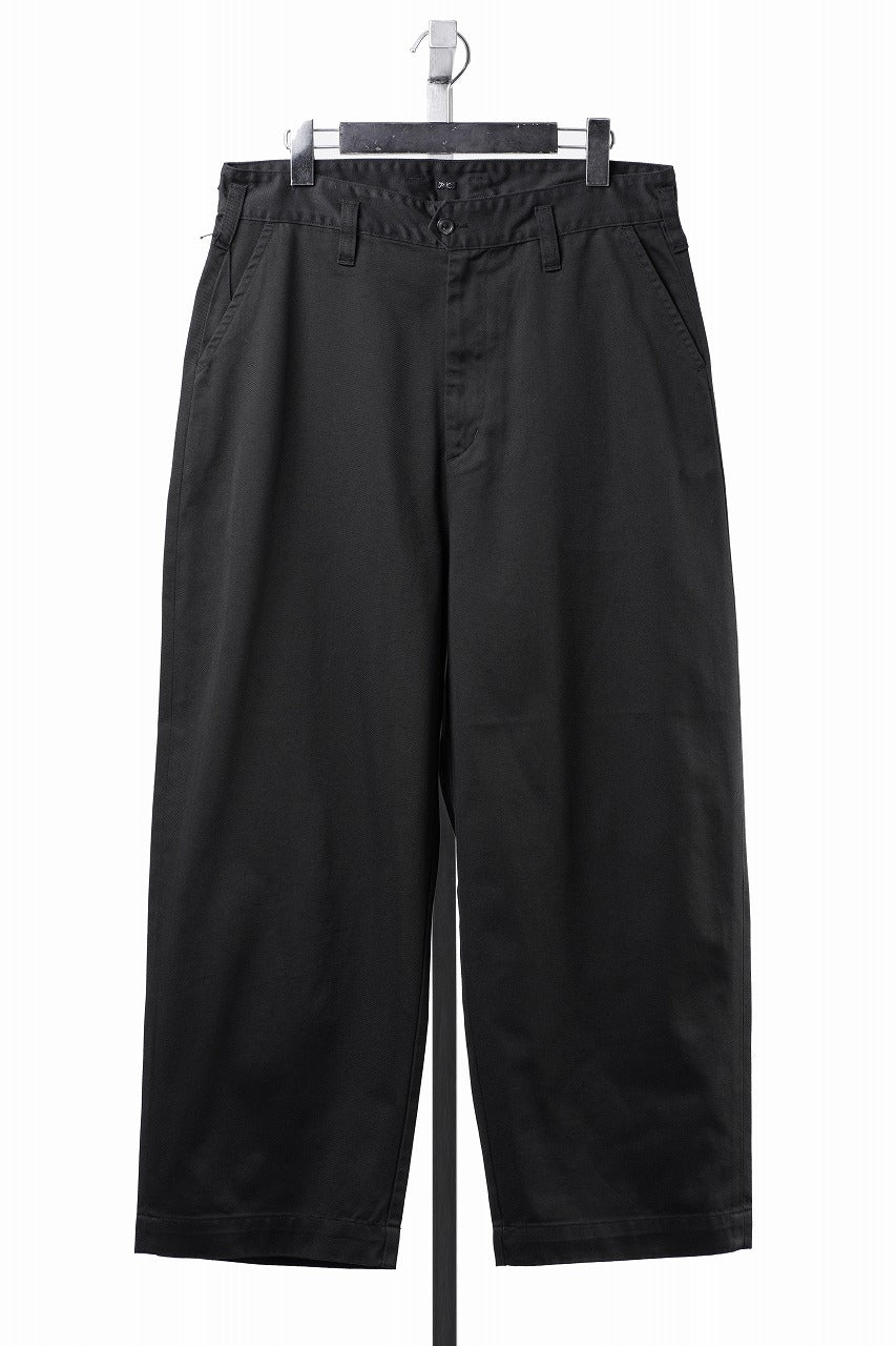 PORTER CLASSIC GENE KELLY CHINOS -2026AW- (BLACK)の商品ページ