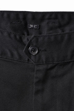 Load image into Gallery viewer, PORTER CLASSIC GENE KELLY CHINOS -2026AW- (BLACK)