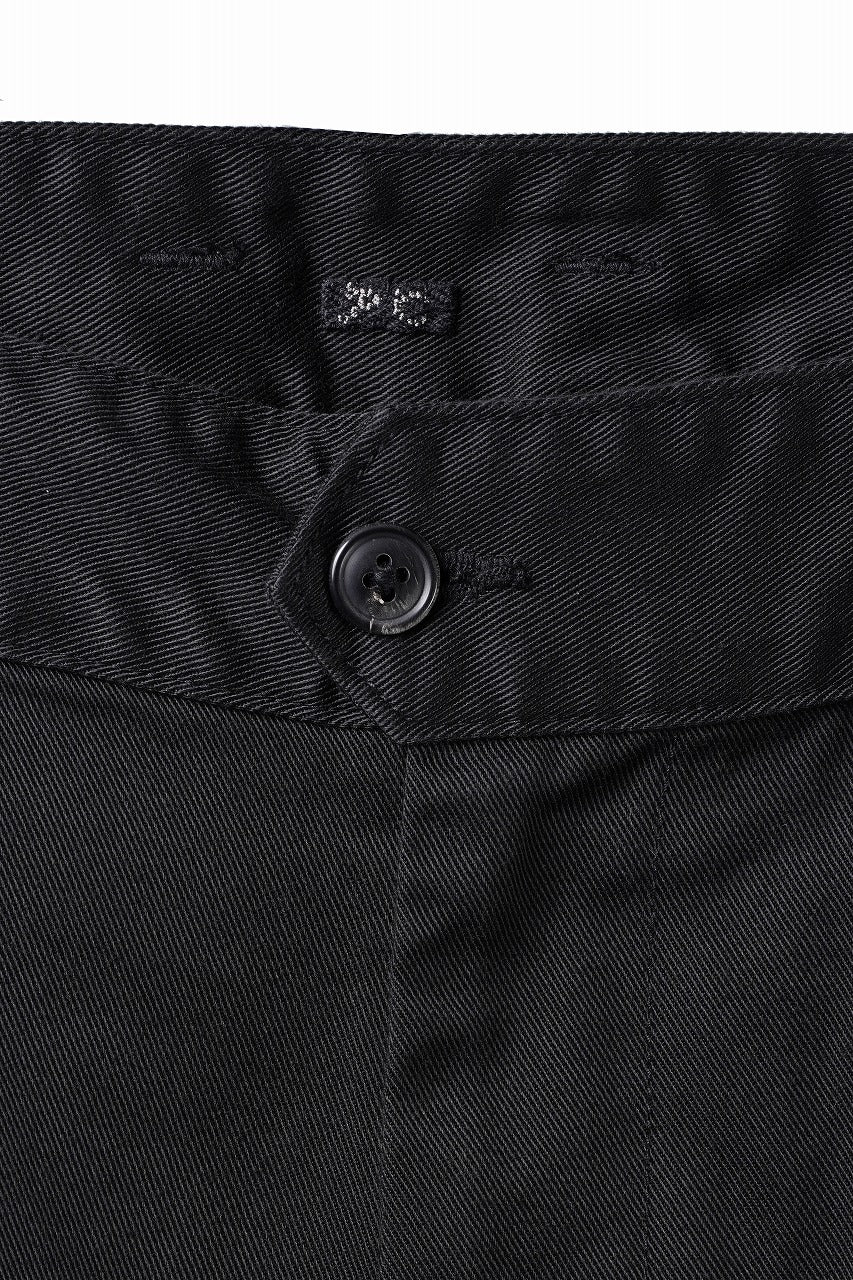 Load image into Gallery viewer, PORTER CLASSIC GENE KELLY CHINOS -2026AW- (BLACK)