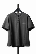 画像をギャラリービューアに読み込む, Professor.E HENLEY S/S TEE (COLD DYED GREY)