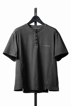 画像をギャラリービューアに読み込む, Professor.E HENLEY S/S TEE (COLD DYED GREY)