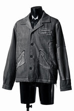 Load image into Gallery viewer, Professor.E AGED WORK JACKET (COLD DYED GREY)