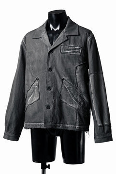 Load image into Gallery viewer, Professor.E AGED WORK JACKET (COLD DYED GREY)