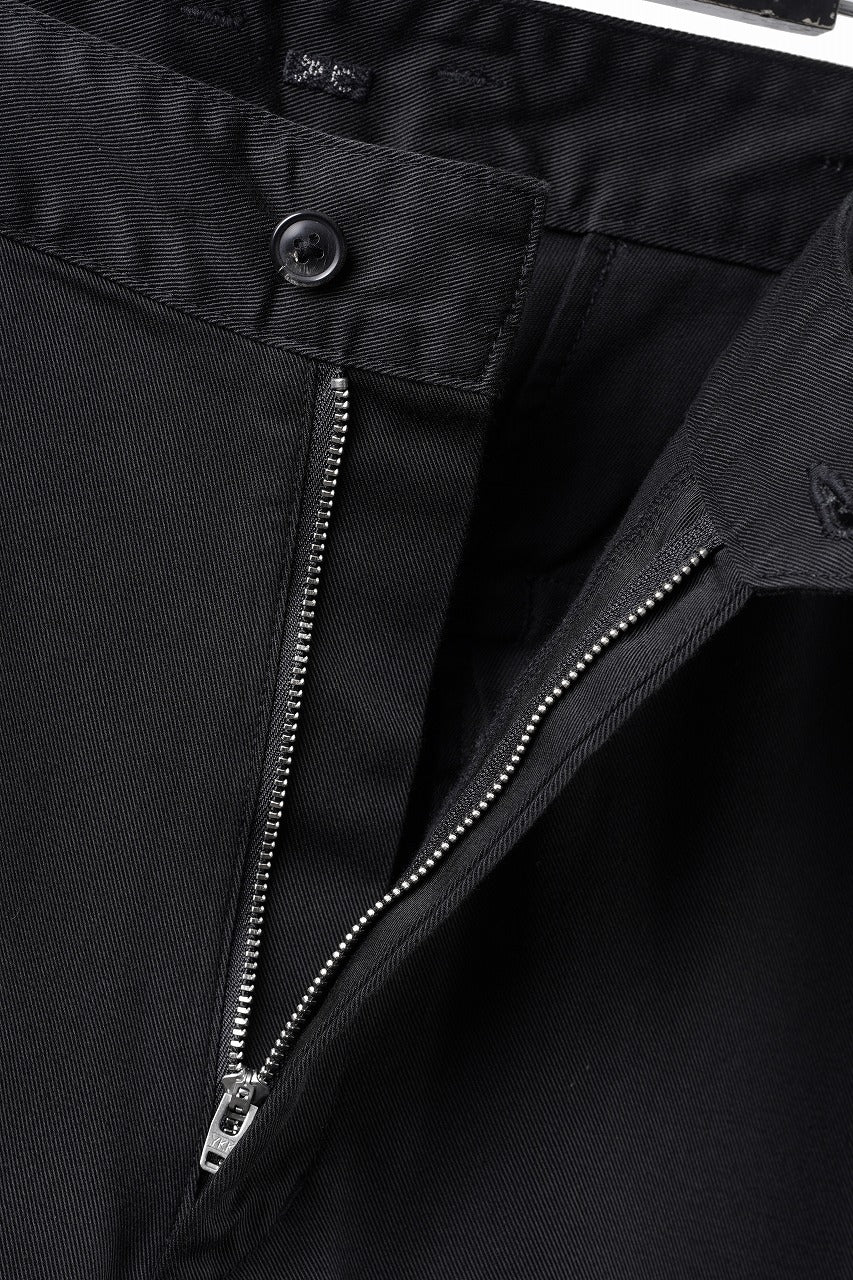 Load image into Gallery viewer, PORTER CLASSIC GENE KELLY CHINOS -2026AW- (BLACK)