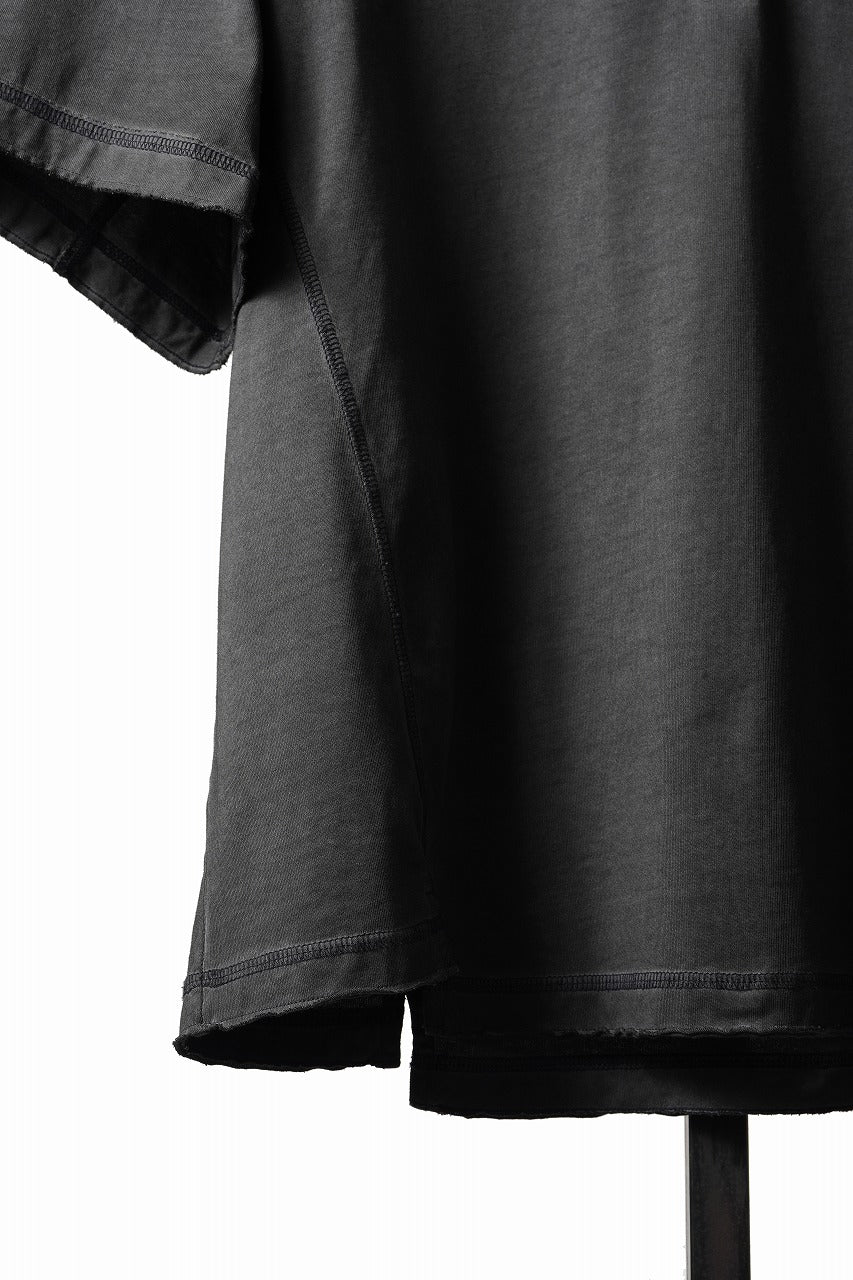 画像をギャラリービューアに読み込む, Professor.E HENLEY S/S TEE (COLD DYED GREY)