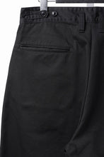 Load image into Gallery viewer, PORTER CLASSIC GENE KELLY CHINOS -2026AW- (BLACK)