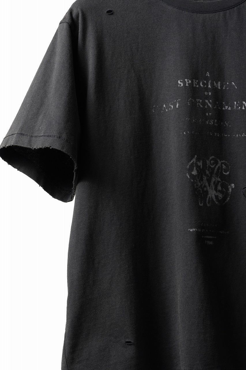 画像をギャラリービューアに読み込む, Professor.E DAMAGE &amp; PRINT S/S TEE 02 (GREY)