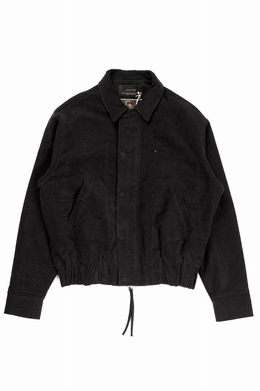 Professor.E PADDED BOMBER JACKET (BLACK)