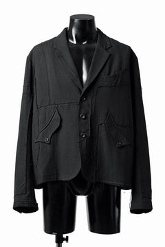 画像をギャラリービューアに読み込む, Professor.E PATCHWORK BLAZER (BLACK)