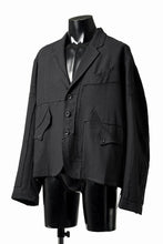 画像をギャラリービューアに読み込む, Professor.E PATCHWORK BLAZER (BLACK)