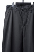 画像をギャラリービューアに読み込む, PORTER CLASSIC GENE KELLY CHINOS -2026AW- (CHARCOAL GREY)
