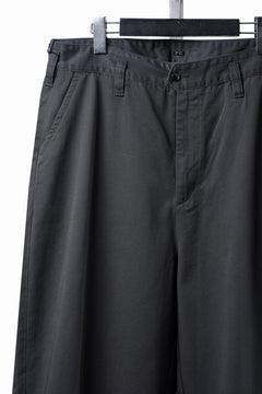 画像をギャラリービューアに読み込む, PORTER CLASSIC GENE KELLY CHINOS -2026AW- (CHARCOAL GREY)