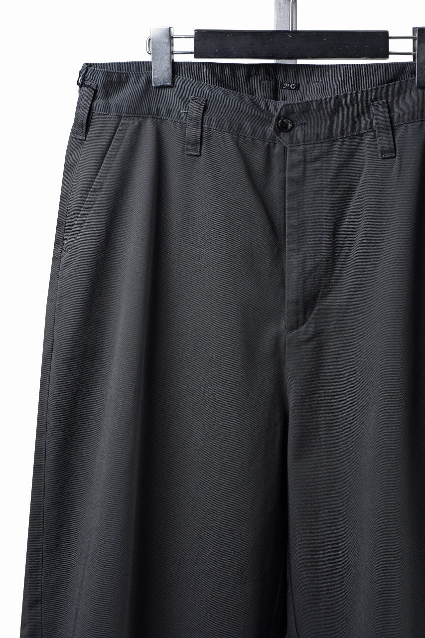 画像をギャラリービューアに読み込む, PORTER CLASSIC GENE KELLY CHINOS -2026AW- (CHARCOAL GREY)