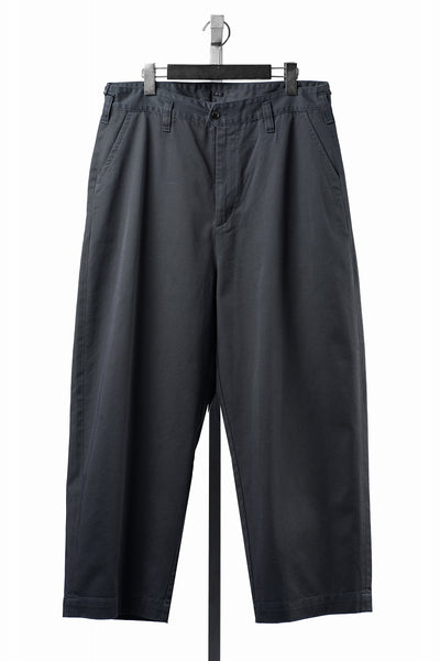 PORTER CLASSIC GENE KELLY CHINOS -2026AW- (CHARCOAL GREY)