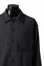 Load image into Gallery viewer, Professor.E STITCH WORK JACKET (BLACK)